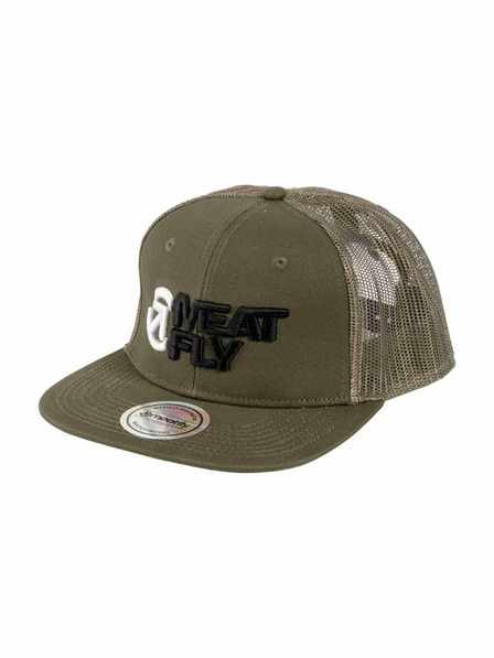 Meatfly Meatfly kšiltovka Mateo Trucker Olive / Black Revital | Černá | Velikost
