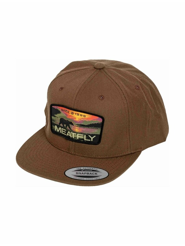 Meatfly Meatfly kšiltovka Hornet Snapback Red Alaska / Tan | Hnědá