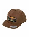 Meatfly Meatfly kšiltovka Hornet Snapback Red Alaska / Tan | Hnědá