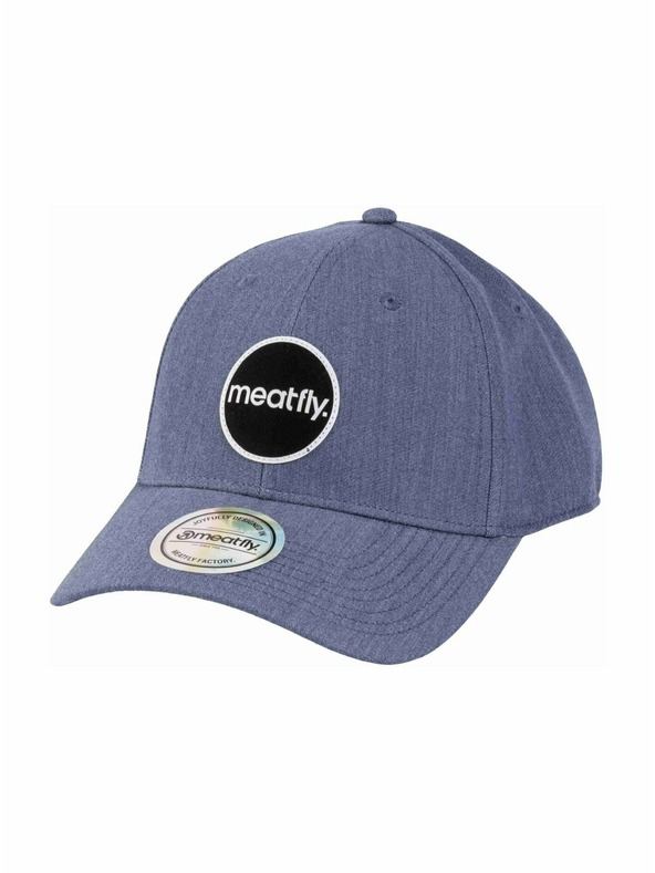 Meatfly Meatfly kšiltovka Ethan Flexfit Blue Embroidery | Modrá |