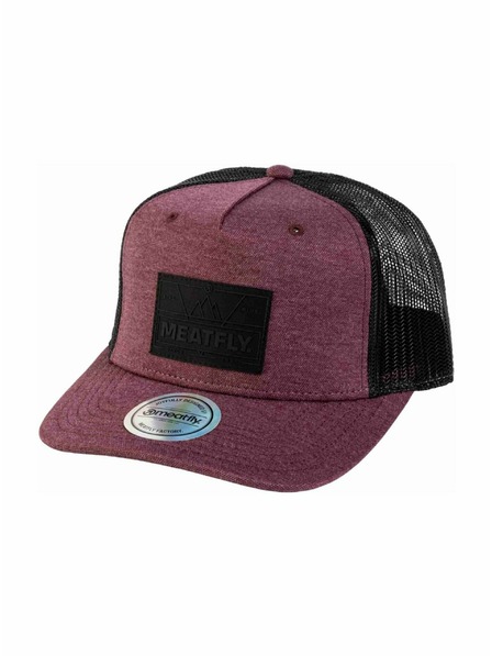 Meatfly Meatfly kšiltovka Corey Trucker Wine Red Live | Černá |