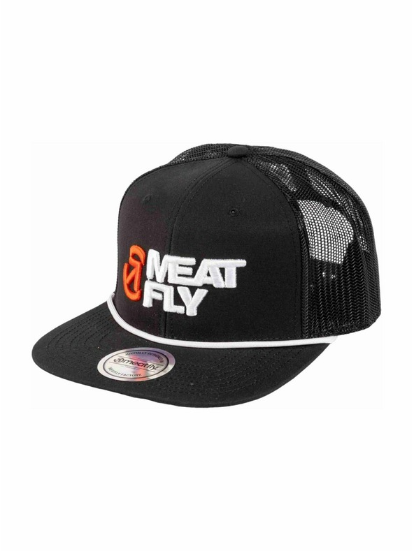 Meatfly Meatfly kšiltovka Mateo Trucker Black / White Revital | Černá | Velikost