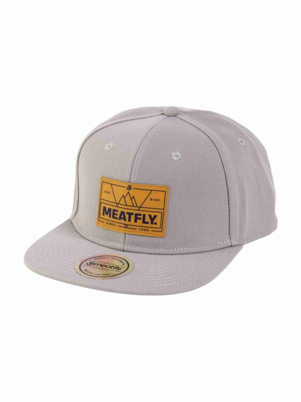 Meatfly Meatfly kšiltovka Hornet Snapback Grey Live | Šedá |