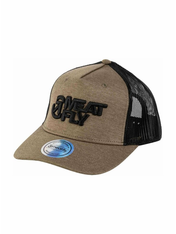 Meatfly Meatfly kšiltovka Horton Trucker Army / Black Revital
