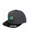 Meatfly Meatfly kšiltovka Flanker Snapback Beach / Charcoal / Black | Černá