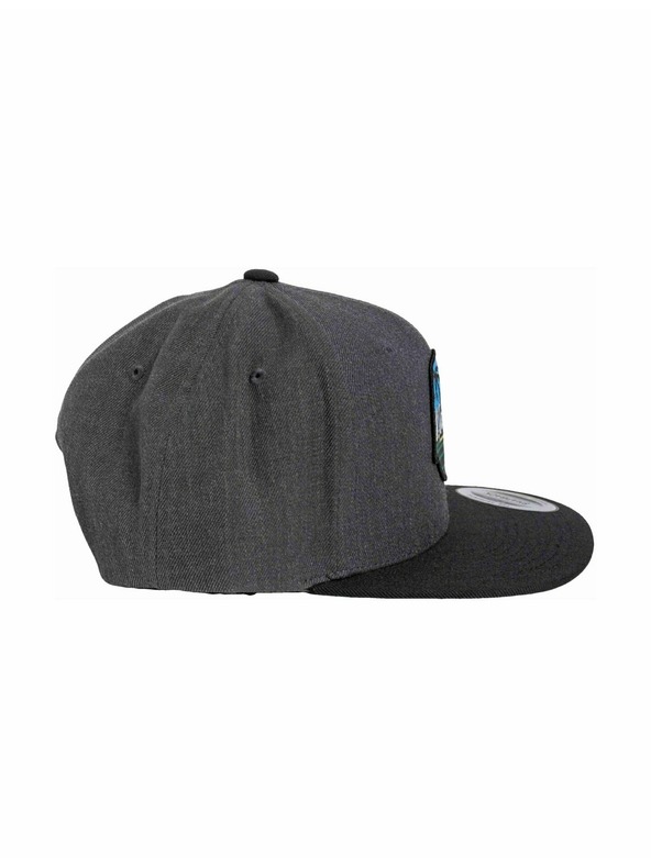 Meatfly Meatfly kšiltovka Flanker Snapback Beach / Charcoal / Black | Černá