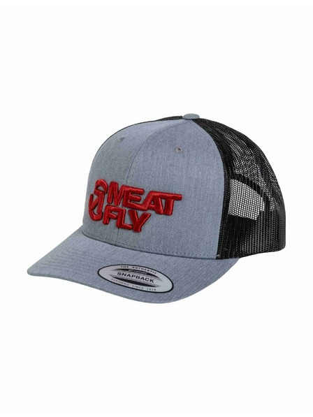Meatfly Meatfly kšiltovka Setty Trucker Wine / Heather | Šedá