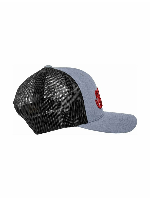 Meatfly Meatfly kšiltovka Setty Trucker Wine / Heather | Šedá