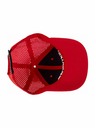 Meatfly Meatfly kšiltovka Nollie Perfor Cap Red / White Logo | Bílá | Velikost