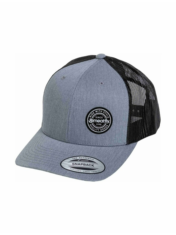 Meatfly Meatfly kšiltovka MF View Trucker White Round / Heather | Černá