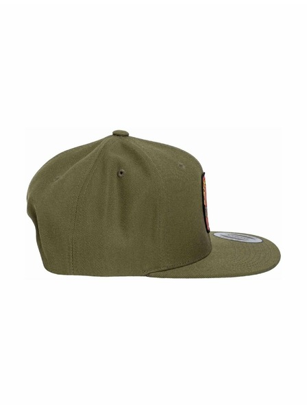 Meatfly Meatfly kšiltovka Flanker Snapback Red Eternal / Buck | Červená