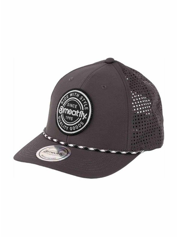 Meatfly Meatfly kšiltovka Ollie Perfor Cap Grey Label | Šedá |