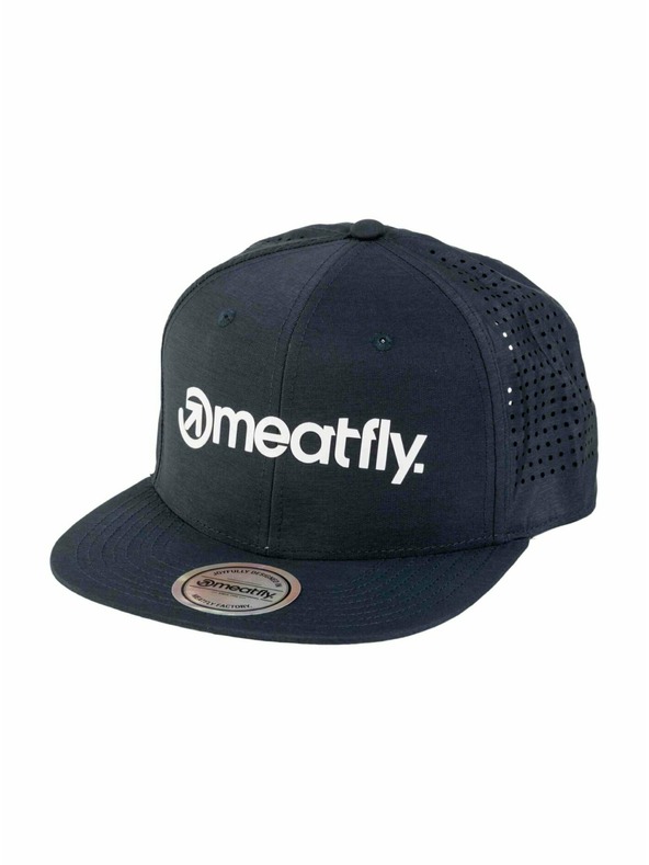 Meatfly Meatfly kšiltovka Keery Perfor Snapback Petrol / White Logo