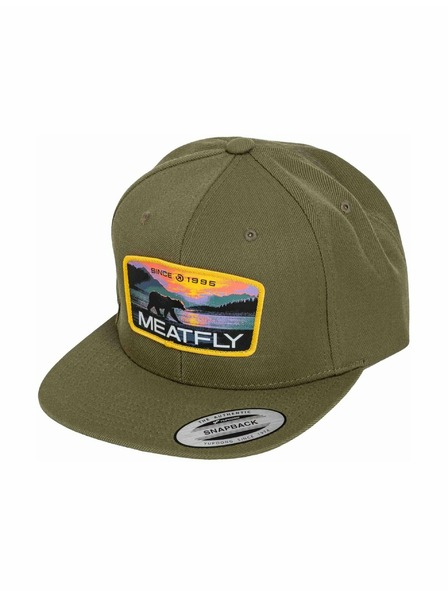 Meatfly Meatfly kšiltovka Flanker Snapback Yellow Alaska / Buck | Žlutá