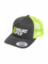 Meatfly Meatfly kšiltovka Setty Trucker Neon Green / White / Charcoal | Šedá | Velikost