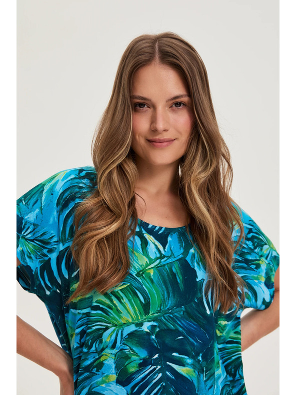 Moodo Dámské tričko Moodo – tmavě zelené