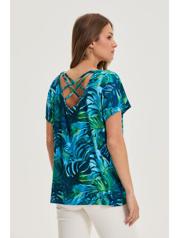 Moodo Dámské tričko Moodo – tmavě zelené