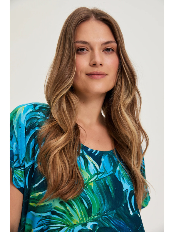 Moodo Dámské tričko Moodo – tmavě zelené