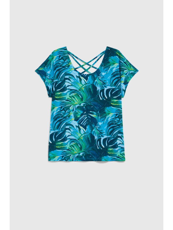 Moodo Dámské tričko Moodo – tmavě zelené