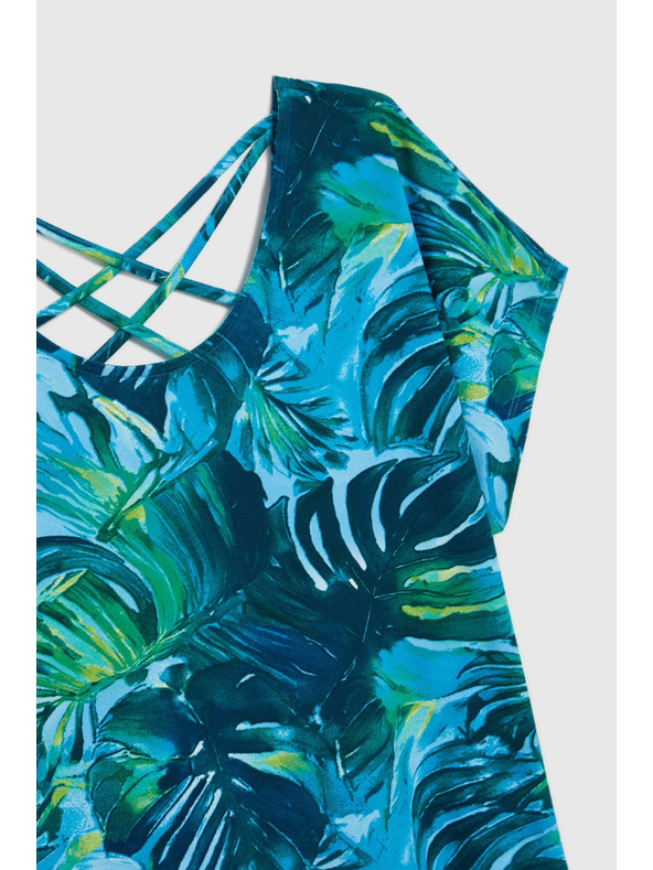 Moodo Dámské tričko Moodo – tmavě zelené