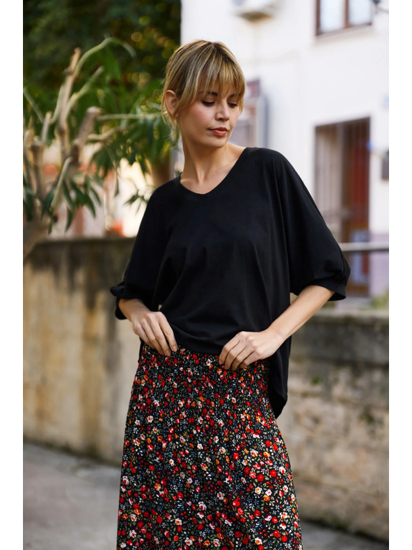 Moodo Dámské tričko Moodo – černé