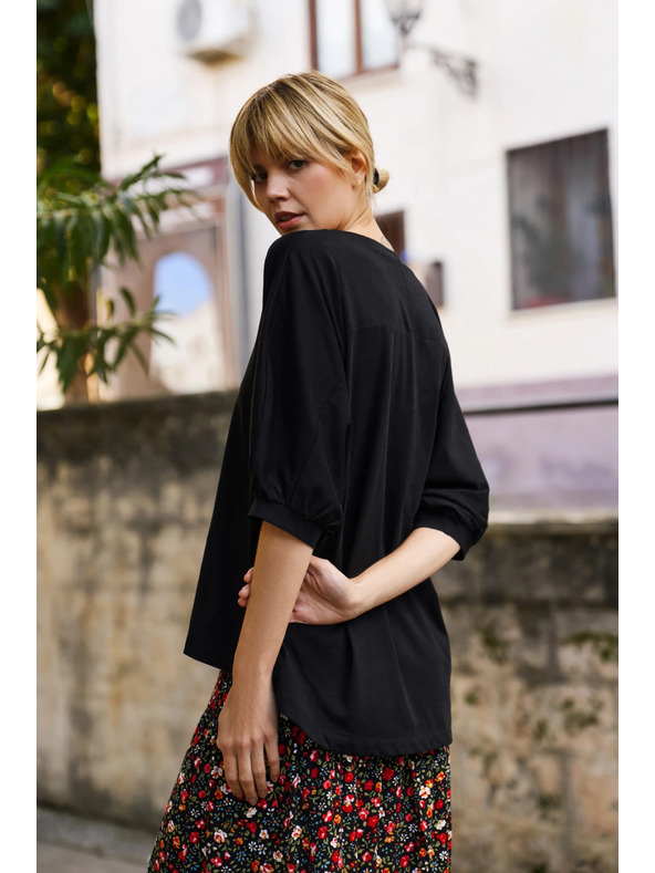 Moodo Dámské tričko Moodo – černé