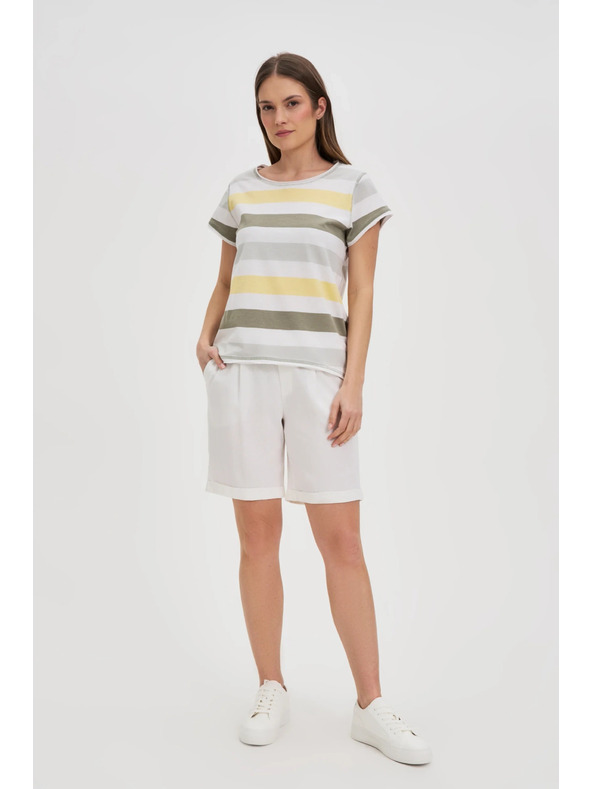 Moodo Dámské pruhované tričko Moodo