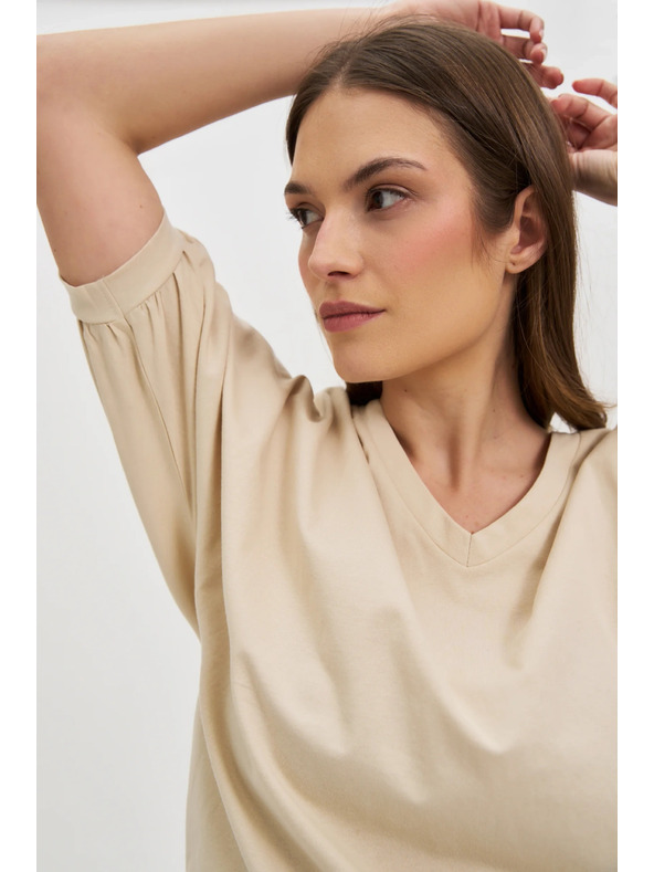 Moodo Dámské tričko Moodo s balónovými rukávy