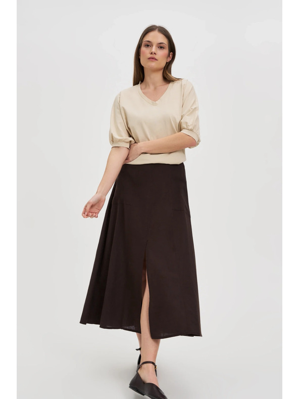 Moodo Dámské tričko Moodo s balónovými rukávy