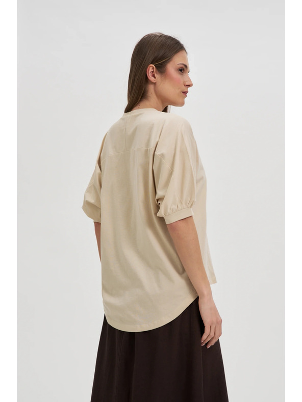 Moodo Dámské tričko Moodo s balónovými rukávy