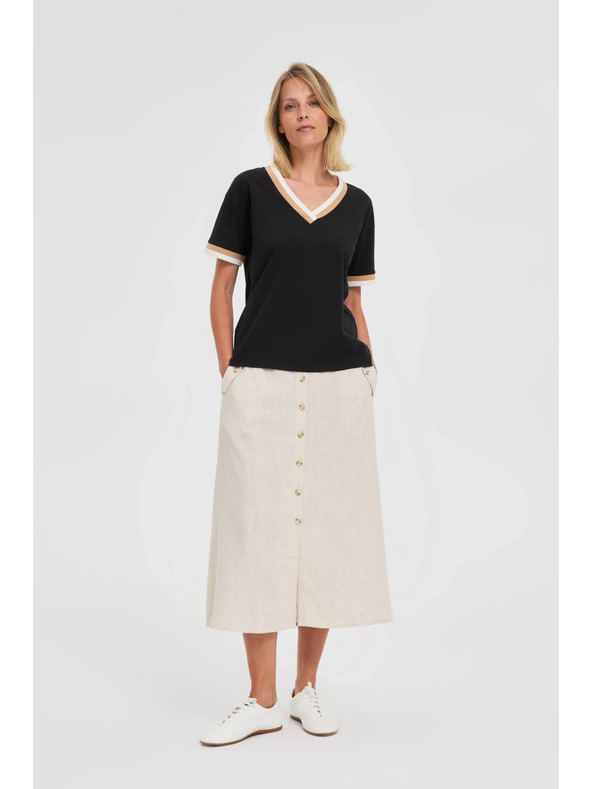 Moodo Dámské tričko Moodo – černé