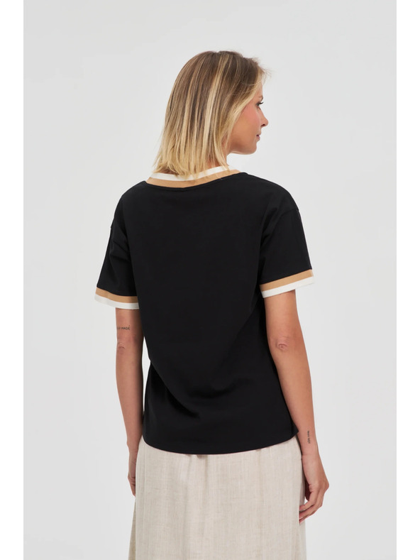 Moodo Dámské tričko Moodo – černé