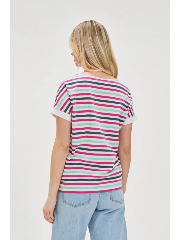 Moodo Dámské pruhované tričko Moodo