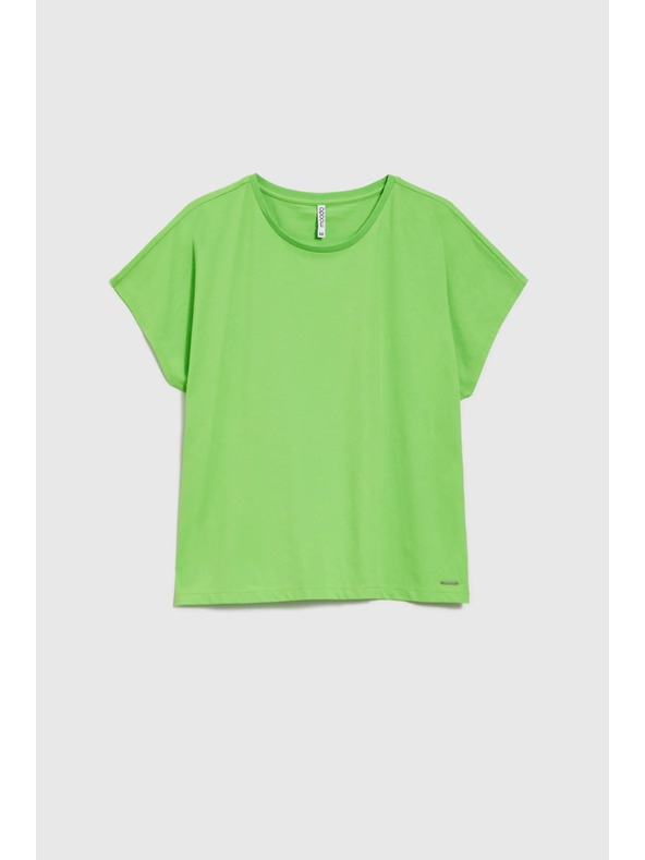 Moodo Dámské bavlněné tričko Moodo – světle zelené