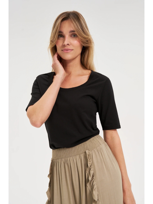 Moodo Dámské tričko Moodo – černé