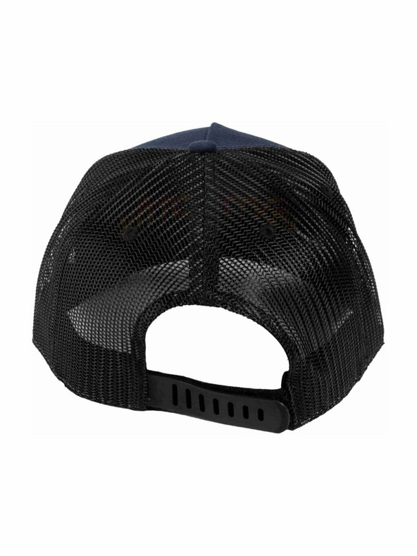 Meatfly Meatfly kšiltovka Shaun Trucker Navy / Brown Logo | Hnědá | Velikost