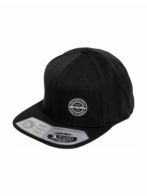 Meatfly Meatfly kšiltovka Gruman Premium Snapback White Round / Black | Černá