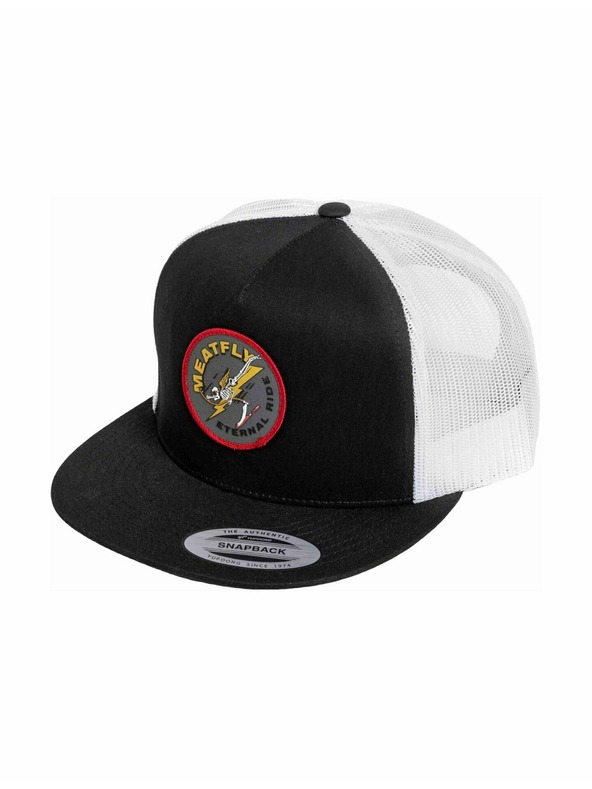 Meatfly Meatfly kšiltovka Thunderbolt Trucker Grey Eternal / Black | Černá |