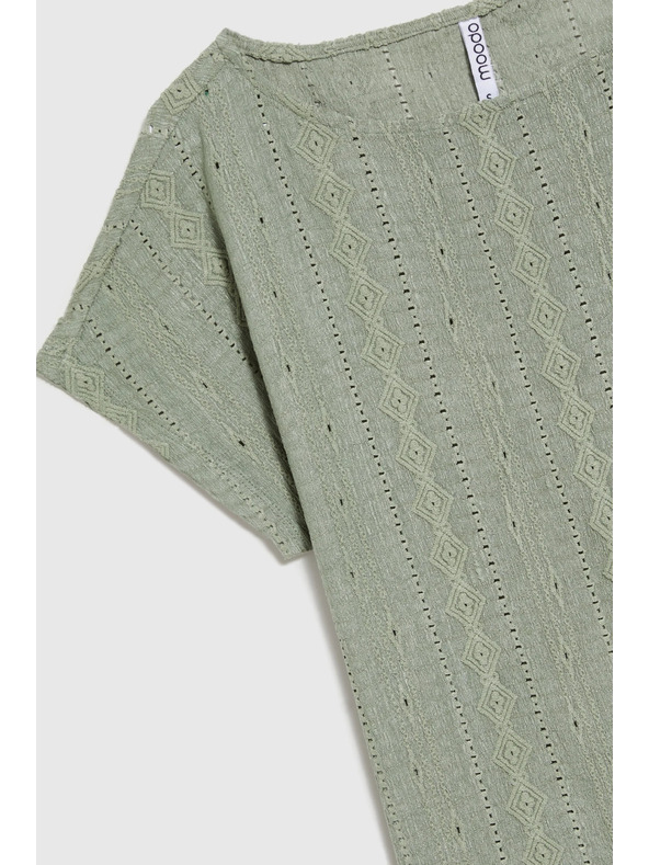 Moodo Dámské tričko Moodo – olivová