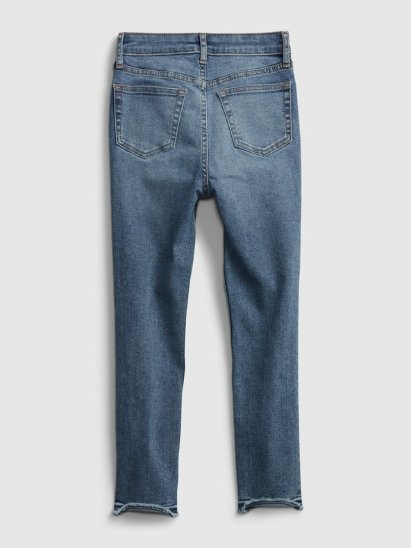 GAP Dětské džíny high rise skinny stretch GAP