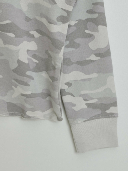 GAP Dětská mikina s army vzorem GAP