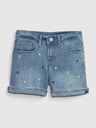 GAP Dětské džínové midi kraťasy GAP