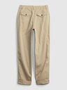 GAP Dětské skládané khaki kalhoty GAP