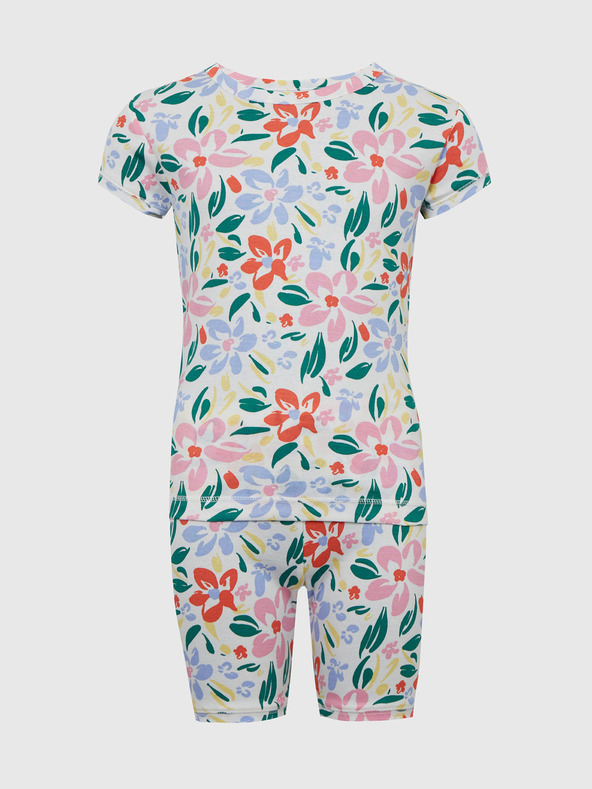 GAP Dětské krátké pyžamo floral GAP