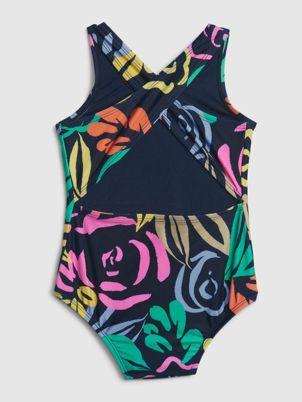 GAP Baby jednodílné plavky floral GAP
