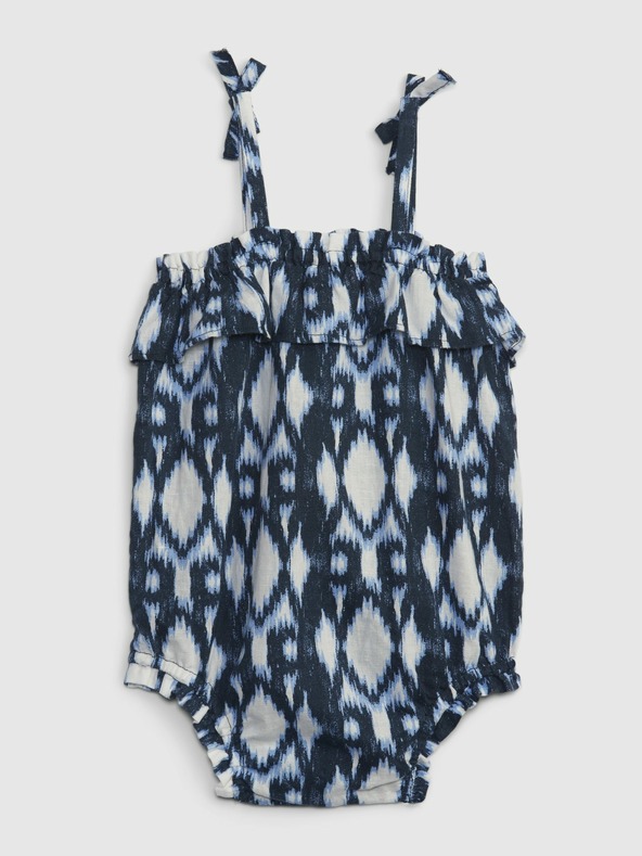 GAP Baby vzorované body z lněné směsi GAP