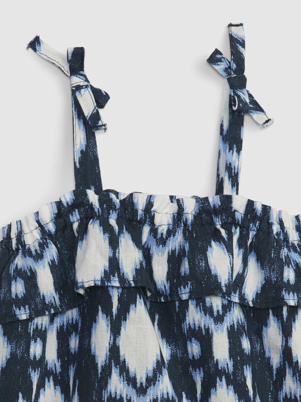 GAP Baby vzorované body z lněné směsi GAP