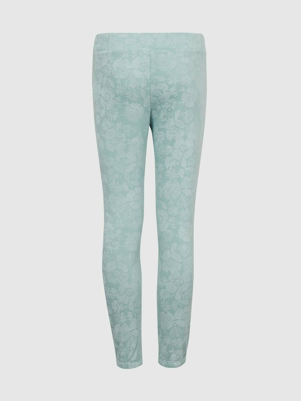 GAP Dětské tepláky květy s logem GAP