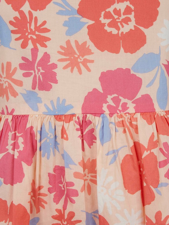 GAP Dětské šaty midi s květy GAP