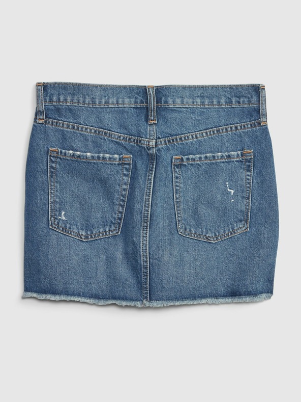 GAP Dětská džínová mini sukně GAP